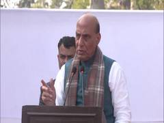 
      
      Public welfare pursued by PM Modi influenced by Mahatma: Rajnath
      
      