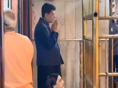 
      
      Piyush Goyal offers prayers at Mehandipur Balaji temple
      
      