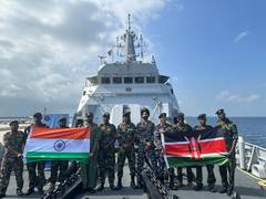 
      
      Kenya: INS Sumedha marks maiden entry by Indian Navy at Port Lamu
      
      