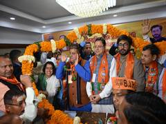 
      
      Pushkar Singh Dhami participates in SC People's Reps meet
      
      