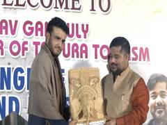 
      
      Sourav Ganguly appointed as brand ambassador of Tripura Tourism
      
      