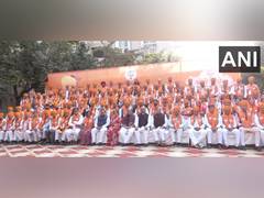 
      
      BJP central observers for Rajasthan arrive at BJP office
      
      