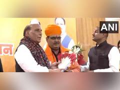 
      
      Sanganer MLA Bhajanlal Sharma selected as new Rajasthan CM
      
      