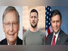 
      
      Zelenskyy meets US House Speaker, Senate Minority Leader
      
      