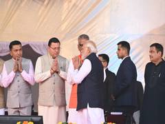 
      
      Pushkar Dhami congratulates Chhattisgarh CM Vishnu Deo Sai 
      
      
