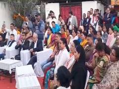 
      
      Beneficiaries attend Viksit Bharat Sankalp Yatra programme 
      
      