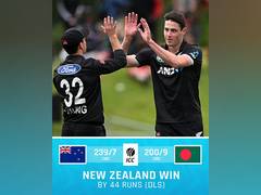 
      
      Young's century helps NZ register 44-run win vs BAN in 1st ODI
      
      