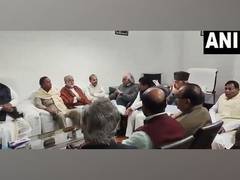 
      
      Floor leaders of INDIA bloc meet in Parliament
      
      