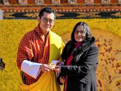 
      
      Bhutan recognizes WHO Regional Director, confers gold medal 
      
      