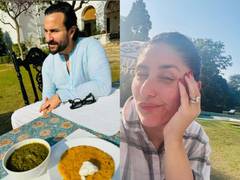
      
      Kareena, Saif relish “sarson da saag from ghar ka bagh” 
      
      