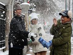 
      
      China sees record-low temperatures, cold wave freezes majority of
      
      