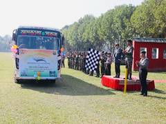 
      
      Tripura: Assam Rifles flags off National Integration Tour for tri
      
      