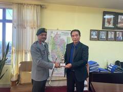 
      
      Assam Rifles DIG calls on Mizoram CM Lalduhoma 
      
      