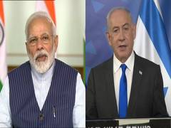 
      
      Netanyahu briefs PM Modi on developments in Israel-Hamas war
      
      