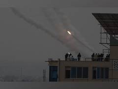 
      
      Israel hits Syrian army positions
      
      