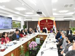 
      
      Union Health Minister Mandaviya chairs COVID review meeting
      
      