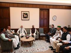 
      
      PM Modi meets Speaker Birla, Rajnath after LS adjourned sine die
      
      