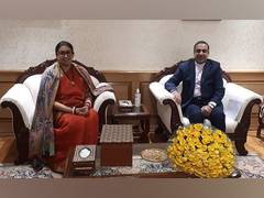 
      
      Smriti Irani, Iranian envoy discuss cooperation on women
      
      