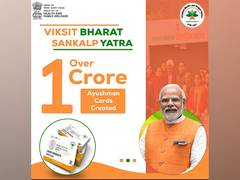 
      
      Viksit Bharat Sankalp Yatra:  Over 1 crore Ayushman cards created
      
      