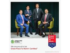 
      
      Signature Global is Now Great Place To Work Certified
      
      