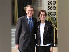 
      
      US Senator Michael Bennet arrives in New Delhi
      
      