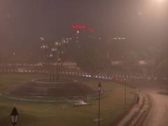 
      
      Delhi: Dense fog envelopes city, reducing visibility
      
      