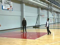 
      
      Anurag Thakur plays basketball, badminton
      
      
