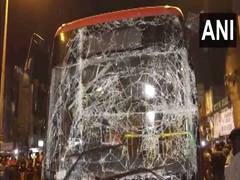 
      
      1 dead, 8 injured after bus hits several vehicles in Surat
      
      