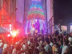 
      
      Sandalwood procession turned out to be crowd-puller 
      
      