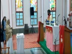 
      
      Devotees offer special prayer at Catholic church in Ujjain
      
      