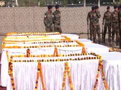 
      
      J-K: Four fallen soldiers accorded farewell in Rajouri
      
      