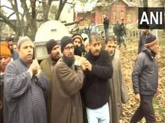 
      
      Last rites of former J-K cop shot performed in Baramulla
      
      