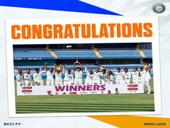 
      
      Cricket fraternity lauds Indian women historic win over Australia
      
      