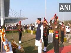 
      
      CM Dhami pays tribute to fallen soldiers in Rajouri terror attack
      
      