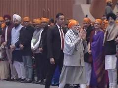
      
      PM Modi attends programme marking 'Veer Bal Diwas' in Delhi
      
      