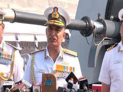 
      
      Navy Chief Admiral R Hari Kumar on INS Imphal
      
      