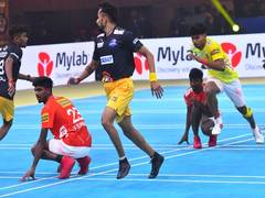 
      
      Gujarat Giants register second straight win in Ultimate Kho Kho 
      
      