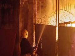 
      
      Telangana: Fire breaks out at scrap godown in Rangareddy
      
      