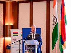 
      
      Mauritius PM Jugnauth organises diplomatic reception
      
      