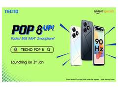 
      
      TECNO POP 8 to Launch on 3rd January: Fastest 8GB RAM Smartphone
      
      