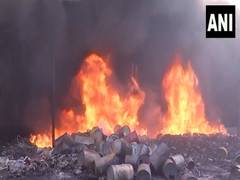 
      
      Fire breaks out at plastic factory godown in Gwalior
      
      