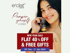 
      
      E'clat Announces New Year Sale: Healthy Skin at Unbeatable Prices
      
      