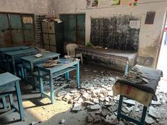 
      
      2 students, teacher injured after plaster from ceiling falls off
      
      