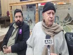 
      
      Farooq Abdullah pushes for early polls in J-K
      
      