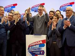 
      
      Thousands protest in Serbia alleging election fraud
      
      