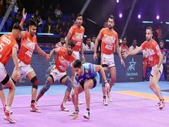 
      
      PKL: Parteek Dahiya helps Gujarat Giants beat Bengal Warriors
      
      