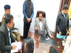
      
      Udhampur nearing 100 pc saturation in Viksit Bharat Sankalp Yatra
      
      