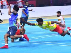 
      
      Chennai Quick Guns inflict first defeat on Gujarat Giants in UKK
      
      