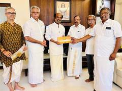 
      
      Rajinikanth invited to attend Ram Temple consecration ceremony
      
      
