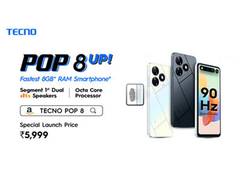 
      
      TECNO Launches POP 8 – Meet Segment's Fastest 8GB RAM Smartphone
      
      